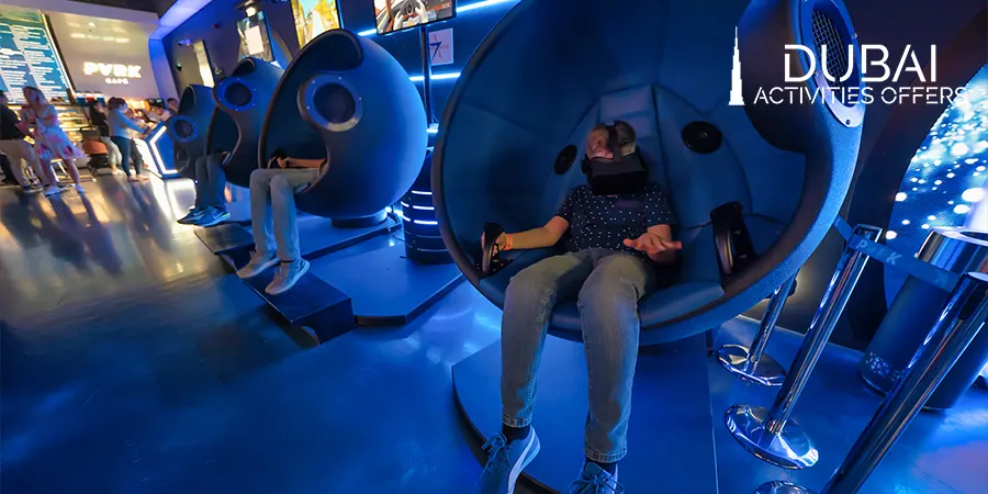 purchasing admission to Virtual Reality Park
